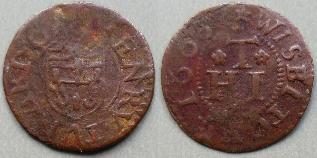 Wisbech, Henry Tunard 1663 farthing